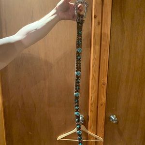Used Women’s Brown and Turquoise Belt